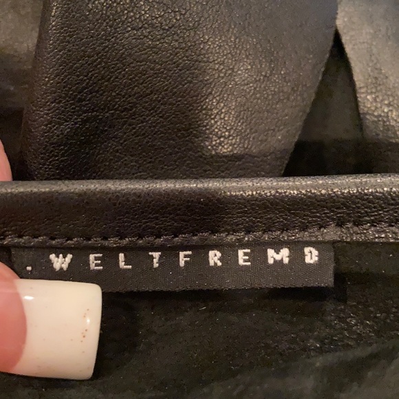 LEATHER BANDANA!! Black. Custom made. - Picture 9 of 9